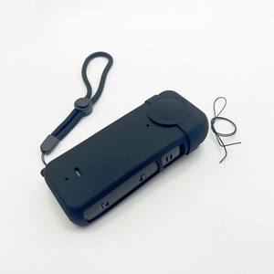 Juego de Accesorios para Insta 360 X3, Funda Protectora de Lente de Silicona con Cuerda Anticaída, Anti-Impactos y Antipérdida, Accesorio para Cámara Deportiva - Product Image 1