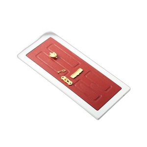 Casa delle Bambole 1:12, Villa Colorata con Porta in Legno, Set di Decorazioni Natalizie, Accessori per Bambole BJD - Product Image 5