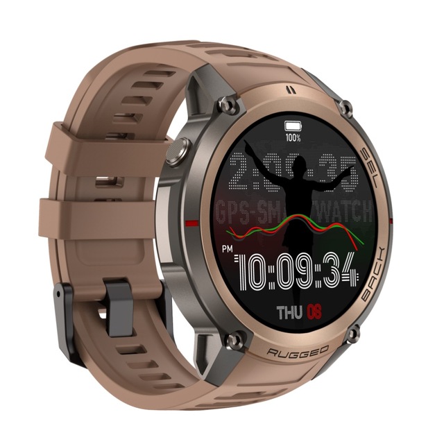 Popular Outdoor Fitness Smart Watch Men Offline Map Location GPS Swim Rain 5ATM Waterproof Gps Smartwatch 2026 CE RoHS FCC