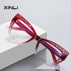 แว่นตา Cat Eye รุ่น XINLI2184 คุณภาพสูงสำหรับผู้หญิง กรองแสงสีฟ้า ป้องกันแสงคอมพิวเตอร์ กรอบแว่นแฟชั่นลายสัตว์ วัสดุ TR90 ขายส่ง - Product Image 1