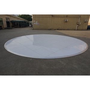 Quick install modular event dance floor portable glossy white dance floor - Product Image 2