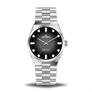 Alta qualidade polido 100 metros Relógio De Pulso Automático Homem Casual pulseira personalizada Gradiente dial Watch Men Relógios Mecânicos