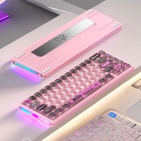 Clavier de jeu mécanique en aluminium CNC personnalisé Aflion avec RGB sans fil pour interface USB Type-C à trois modes