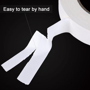 Bomei gói trắng gaffer Băng 25 mm x 30yds không thấm nước <span class=keywords><strong>Bopp</strong></span> Vật liệu 150mic độ dày cao su không có dư lượng tay xé - Product Image 5