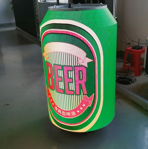 P2.5 bottiglia di birra da interno può modellare in Soda bottiglia circolare Display a Led Digital Signage Pantalla Publicitaria LED interno - Product Image 6