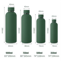Botellas Deportivas de Metal Reutilizables con Logotipo Personalizado, Botellas de Agua con Aislamiento al Vacío de Acero Inoxidable, Termos para Beber