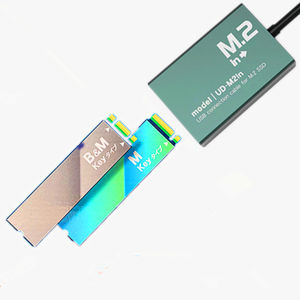 M.<span class=keywords><strong>2</strong></span>กล่องฮาร์ดดิสก์ NVMe USB 3.<span class=keywords><strong>2</strong></span> Gen <span class=keywords><strong>2</strong></span>แบบ M2 10Gbps 2TB ภายนอก PCIE SATA NGFF ชนิด C SSD - Product Image 1