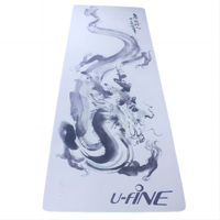 Tapis de Yoga en caoutchouc en tissu suédé écologique du zodiaque chinois 12-Fine Copyright