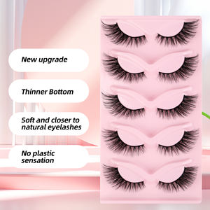 Nuevo Diseño de Pestañas Ojo de Gato Aladas Estilo Zorro Pestañas de <span class=keywords><strong>Seda</strong></span> Natural Tipo Ala de Ángel Pestañas de Visón Sintético Esponjosas - Product Image 3