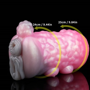 YOCY Dragon Beast Fantasy Masturbator Animal Dual Channel Masajeador de Próstata Masculino de Silicona con Doble Canal y Vagina de Bolsillo al por Mayor - Product Image 3