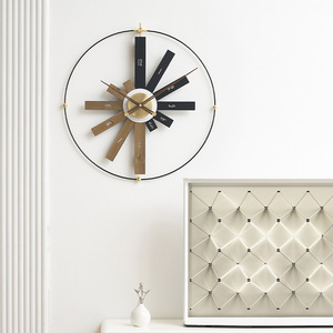 Reloj de Pared Grande Wozoom, Redondo, Funciona con Batería, Moderno, Minimalista, Decoración para Sala de Estar y Comedor - Product Image 4
