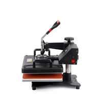 Presse à chaud manuelle 8-en-1 pour tasses, casquettes, t-shirts, coques de téléphone, cadres photo - 110V/220V, garantie 1 an