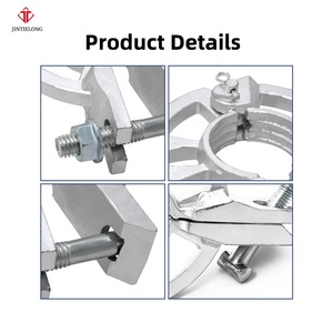 Thép bền di động di động giai đoạn khối phụ kiện với kết nối cài đặt nhanh chóng bạc/màu đen hàn xây dựng - Product Image 3