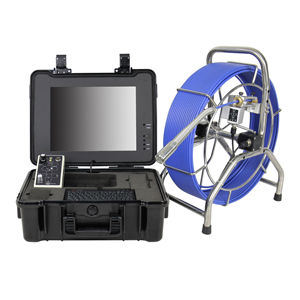 Câmera de inspeção de drenagem de esgoto, 28mm cabeça 9 polegadas tft monitor 60m cabo de inspeção de tubo com localizador de 512hz - Product Image 3