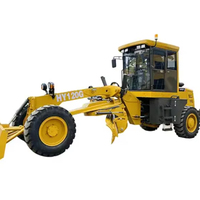 Niveleuse à moteur 102HP HY120G, lame à commande hydraulique, profondeur de coupe maximale 300 mm, ripper arrière en option
