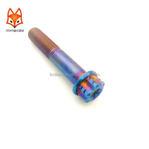 สลักเกลียวไทเทเนียมจาน M8หกเหลี่ยมตัวยึด GR5สำหรับรถจักรยานยนต์ไทเทเนียมอัลลอยด์ความแข็งแรงสูงแบบกำหนดเอง - Product Image 5