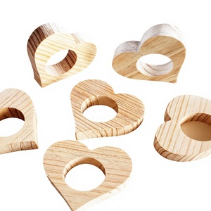 Porte-serviettes en bois fait main, support de serviettes en bois naturel, décoration rustique pour la table de cuisine et de salle à manger, pour la maison et les restaurants - Product Image 6