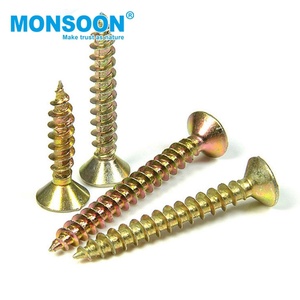 MONSOON - Tornillos para Tablero de Aglomerado con Cabeza Avellanada 4x20, Recubrimiento de Zinc Amarillo, Venta al por Mayor en China - Product Image 4