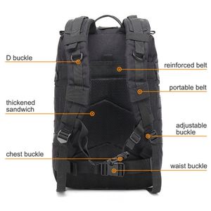 Men's Fitness Sports <b>Backpack</b> Mountain Climbing Hiking Camouflage Outdoor Large Capacity Molle Tactical <b>Backpack</b> - Product Image 5