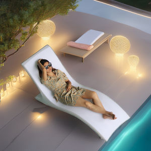 Sdraio da Spiaggia in Offerta, Lettino Prendisole per Esterni, Sdraio per Piscina e <span class=keywords><strong>Hotel</strong></span> - Product Image 6