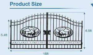 2026 Hot-Selling Professional Custom Lanes &amp; Villas Home <strong>Gates</strong> USA,UK Style Iron Durable Color Size Customization Best Price - Product Image 5