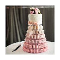 Présentoir à cupcakes rond en acrylique, 4, 5, 6, 9, 10 niveaux, présentoir à gâteaux macarons, tour à Dessert pour mariage, anniversaire, Baby Shower, goûter