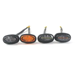 ADT 4pcs Amber Led Light Offroad Rap tor Auto Kühlergrill Licht Pickup Truck Fronthaube LED Grill Lichter
