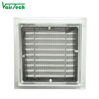Grille de retour d'air articulée en plastique pour climatisation Hvac Grille de filtre à air de retour en PVC pour ventilation au plafond