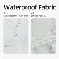 Tente extérieure imperméable pour 3-4 personnes tente gonflable de glamping pour le camping