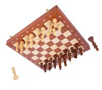 Individuelles Schachset hölzernes Druck-Schachbrett Spiel-Set mit Schachsteinen