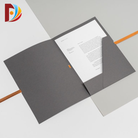 Carpeta de Presentación Personalizada Fangda A4, 2 Bolsillos, Acabado Mate, Papel Recubierto para Organización de Archivos Escolares y Empresariales