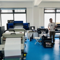 Machine d'impression par transfert thermique à film PET à 2 têtes I3200, machine d'impression DTF à 4 têtes A3, imprimante à film PET pour tous types de t-shirts