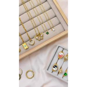 Hete Verkoop Nieuwe <span class=keywords><strong>Tarot</strong></span> Ketting Roestvrij Staal Vergulde 18K Goud Veelzijdige Mode Licht Luxe Trui Ketting Sieraden - Product Image 1