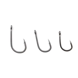 Cheap Steel Fishing Accessories Barbed Fish Hook Curve Shank Hooks Long  Shank Barbed Hook Fly Tying Hook