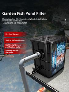 Duurzaam Milieuvriendelijk Plastic Buitenwaterfilter Vatpomp Vierkant Voor Efficiënt Aquariumwatercirculatie Leven - Product Image 2