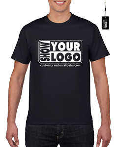 Unisex personalizzato <span class=keywords><strong>t</strong></span>-<span class=keywords><strong>shirt</strong></span> stampa di alta qualità cotone 100% 180gsm tessuto peso più di 20 colori Stock serigrafia tecnica - Product Image 1