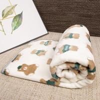 Couverture en flanelle pour enfants à imprimé dessin animé, très douce, pour bébés et enfants, vente chaude