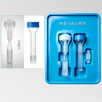 Kit de prélèvement sanguin vétérinaire FAUN 10 ml PRP à usage unique avec un tube par patient (protocole).