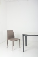 Meilleure vente Table à manger moderne en céramique blanche ou colorée personnalisée de style italien pour salle à manger