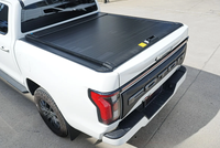 Couverture de benne en alliage d'aluminium pour pick-up FOTON V7 Crew Cab, type Roll-up N-Lock, étanche, avec boîte de rangement verrouillable, installation sans perçage