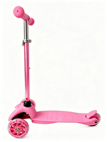 Trottinette pour enfants à trois roues en acier LS304 avec roues en PU, trottinette miniature réglable en hauteur pour les enfants, jouet d'extérieur