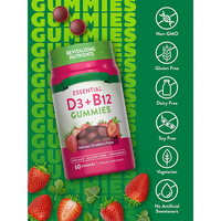 Gummies de calcium, magnésium, zinc, vitamines D3, B12, K2 et vitamine C naturels sous marque privée