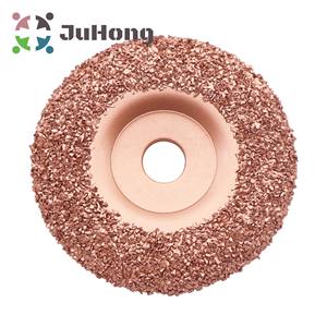 Disque plat de 4 pouces à grain grossier / fin pour les bandes transporteuses en carbure, les pneus de grande taille, les côtés des pneus OTR, le polissage des pneus, la réparation des pneus, outil abrasif - Product Image 2