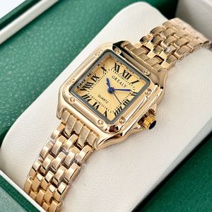 Popolare Orologio <span class=keywords><strong>da</strong></span> Polso Impermeabile <span class=keywords><strong>da</strong></span> <span class=keywords><strong>Donna</strong></span> con Quadrante a Lancette, Resistente all'Acqua 30M, Stile <span class=keywords><strong>Vintage</strong></span> Classico, in Acciaio Inossidabile con Movimento al Quarzo - Product Image 5
