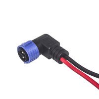 Conector LED de 2 pines de alta calidad autoblocante macho hembra PCB montaje en Panel Cable impermeable soldadura/tornillo contacto de cobre