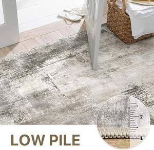 พรมปูพื้นลายนามธรรมทันสมัย ขนาด 8x10 ฟุต ซักได้ ไม่ลื่น นุ่ม สำหรับห้องนั่งเล่น ห้องนอนขนาดใหญ่ ตกแต่งบ้าน <span class=keywords><strong>สี</strong></span><span class=keywords><strong>เทา</strong></span>อม<span class=keywords><strong>เทา</strong></span> - Product Image 6