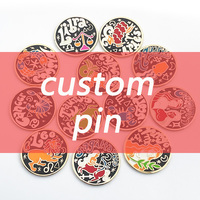 Broche de badge en émail doux et dur, design personnalisé, motif d'oiseau mignon, animal, accessoires de mode pour vêtements, sac à dos