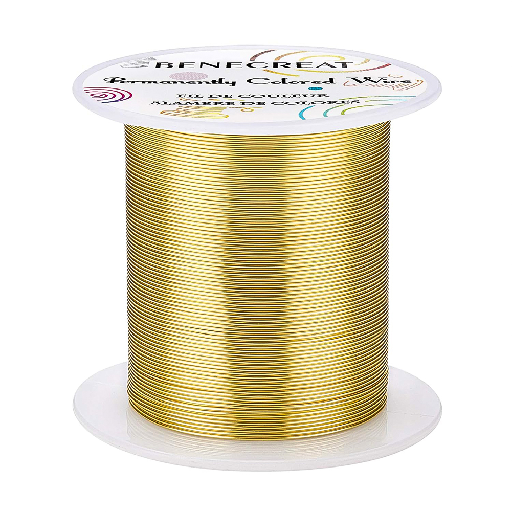 Or clair, calibre 22, 0,6 mm, 50 mètres CWIR-BC0006-02A-LG