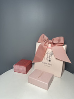 Coffret Cadeau de Luxe en Velours Personnalisé pour Bijoux de Mariage (Boucles d'Oreilles, Bagues, Colliers) – Emballage Haut de Gamme avec Sac Offert