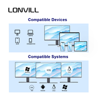 LONVILL USB filaire BT sans fil Finger Wearable 2d Qr Code Reader Manual Keystroke Ring Barcode Scanner